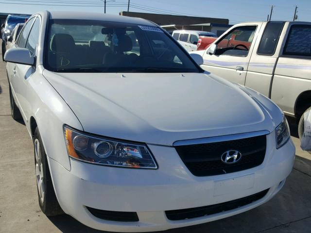 5NPET46C57H191501 - 2007 HYUNDAI SONATA GLS WHITE photo 1