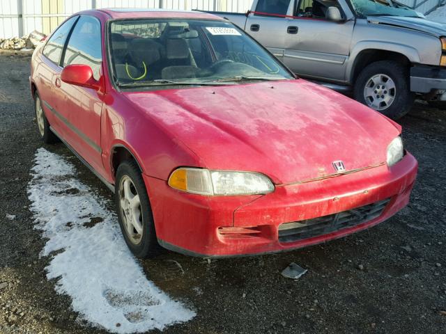 2HGEJ1222SH544457 - 1995 HONDA CIVIC EX RED photo 1