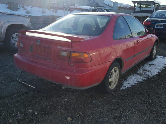 2HGEJ1222SH544457 - 1995 HONDA CIVIC EX RED photo 4