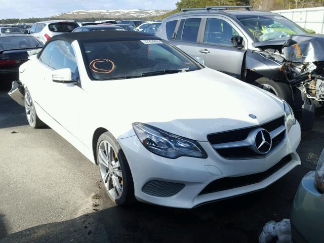 WDDKK5KF6EF226085 - 2014 MERCEDES-BENZ E 350 WHITE photo 1