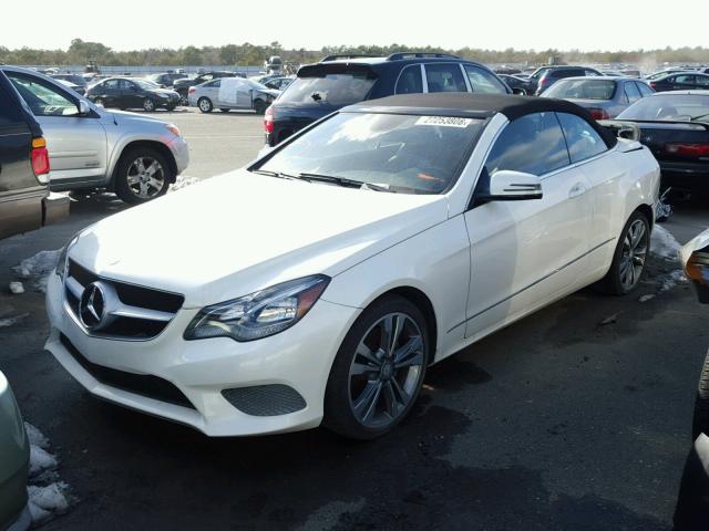 WDDKK5KF6EF226085 - 2014 MERCEDES-BENZ E 350 WHITE photo 2