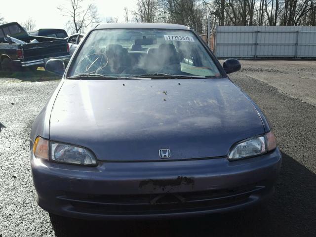 1HGEG8555SL066809 - 1995 HONDA CIVIC LX BLUE photo 9