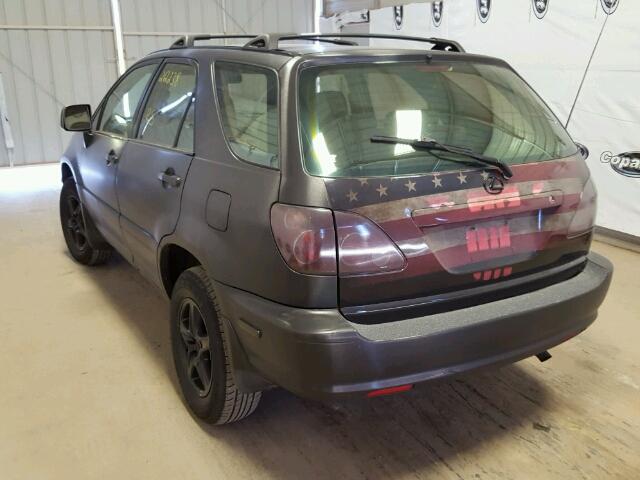 JT6GF10U2Y0058832 - 2000 LEXUS RX 300 BLACK photo 3