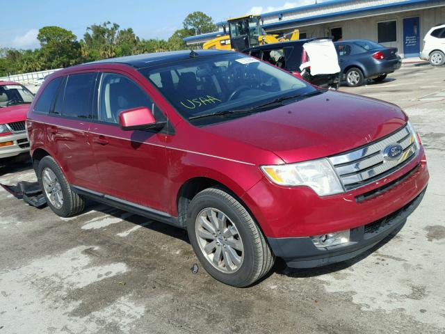 2FMDK38C09BA73467 - 2009 FORD EDGE SEL RED photo 1