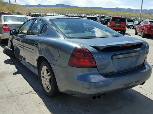 2G2WR554361180763 - 2006 PONTIAC GRAND PRIX BLUE photo 3