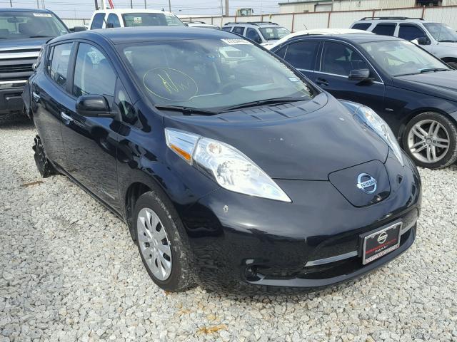 1N4AZ0CP3GC311424 - 2016 NISSAN LEAF S BLACK photo 1