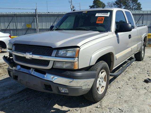 2GCEK19T541261069 - 2004 CHEVROLET SILVERADO SILVER photo 2