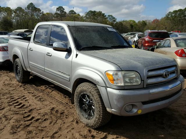 5TBDT44175S497810 - 2005 TOYOTA TUNDRA DOU SILVER photo 1