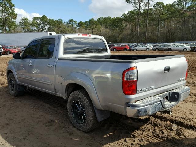 5TBDT44175S497810 - 2005 TOYOTA TUNDRA DOU SILVER photo 3