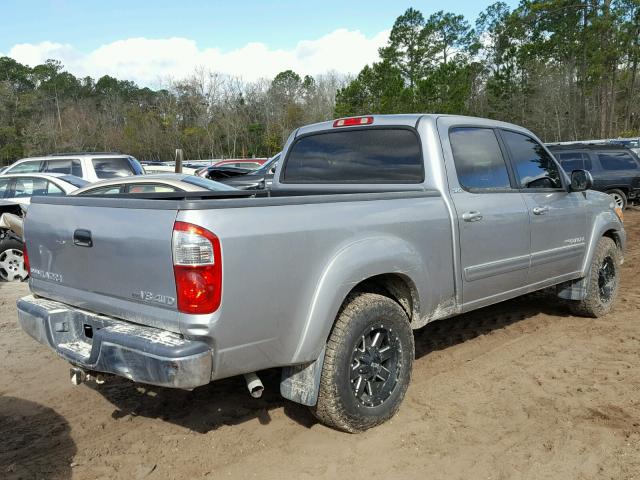 5TBDT44175S497810 - 2005 TOYOTA TUNDRA DOU SILVER photo 4