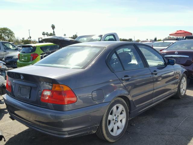 WBAAV33491FU87703 - 2001 BMW 325 I GRAY photo 4