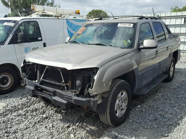 3GNEK13T53G153069 - 2003 CHEVROLET AVALANCHE BROWN photo 2