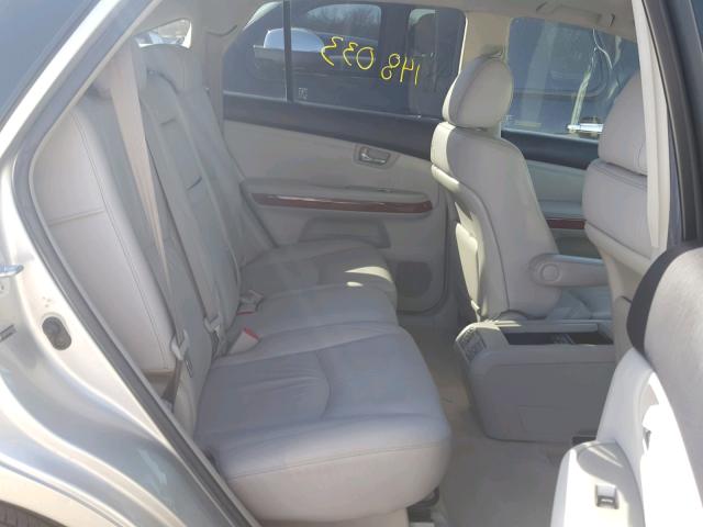 JTJGK31U070008330 - 2007 LEXUS RX 350 SILVER photo 6