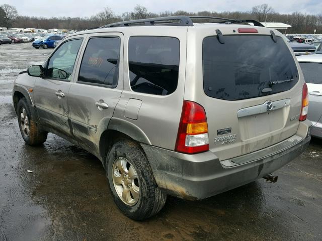 4F2CU08142KM00083 - 2002 MAZDA TRIBUTE LX GOLD photo 3