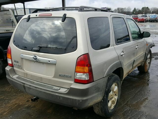 4F2CU08142KM00083 - 2002 MAZDA TRIBUTE LX GOLD photo 4