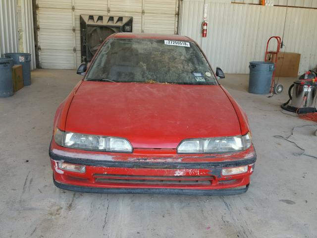 JH4DB1663LS010414 - 1990 ACURA INTEGRA GS RED photo 9