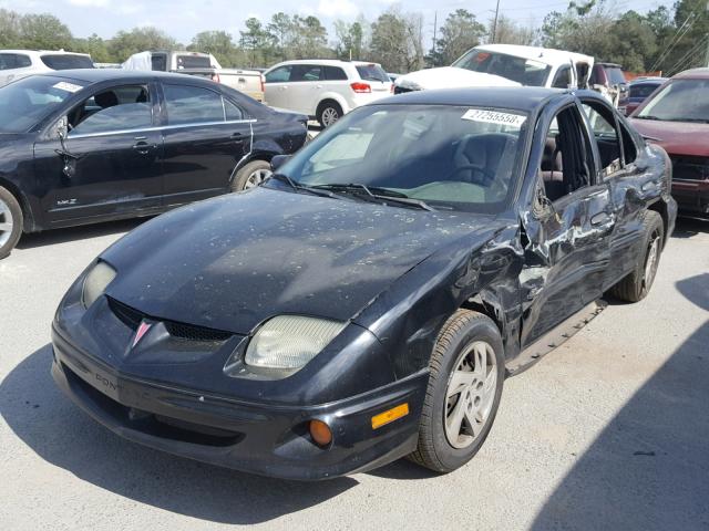 1G2JB52F027312878 - 2002 PONTIAC SUNFIRE SE BLACK photo 2