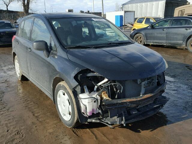 3N1BC13E38L447310 - 2008 NISSAN VERSA S BLACK photo 1