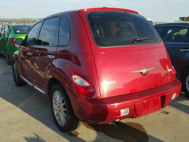 3A8FY58B38T135048 - 2008 CHRYSLER PT CRUISER RED photo 3