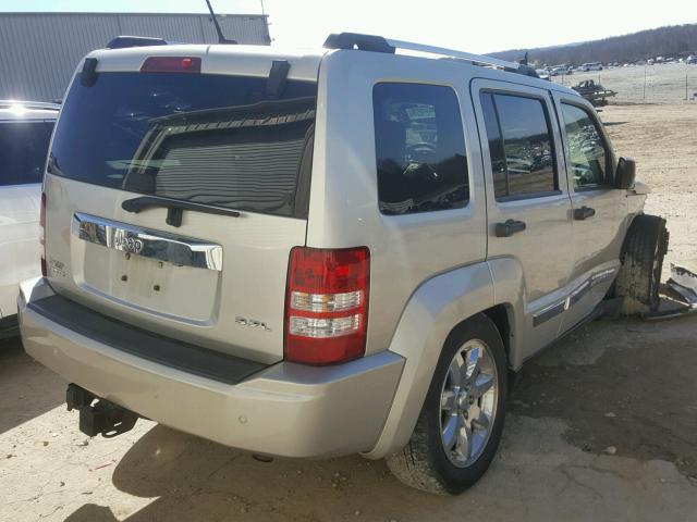 1J8GP58K58W227182 - 2008 JEEP LIBERTY LI SILVER photo 4