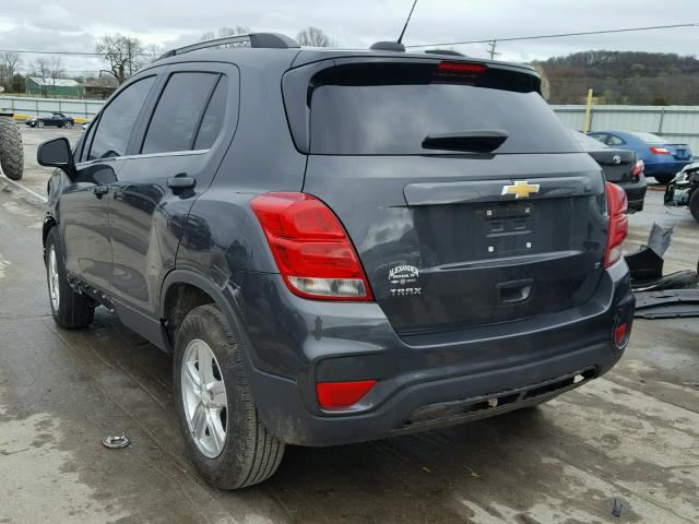 3GNCJLSB6HL160643 - 2017 CHEVROLET TRAX 1LT CHARCOAL photo 3