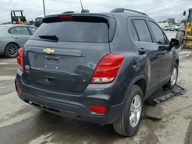 3GNCJLSB6HL160643 - 2017 CHEVROLET TRAX 1LT CHARCOAL photo 4