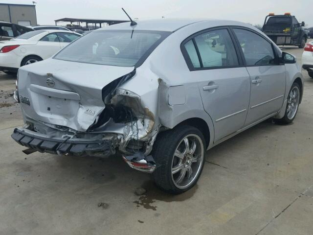 3N1AB61E77L655381 - 2007 NISSAN SENTRA 2.0 SILVER photo 4