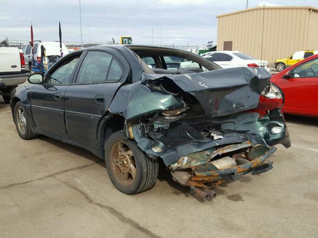 1G2NW52E93M622205 - 2003 PONTIAC GRAND AM G GREEN photo 3