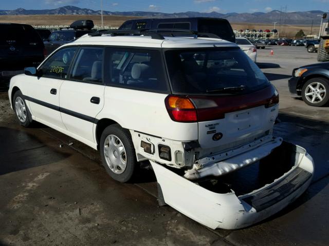 4S3BH635317311815 - 2001 SUBARU LEGACY L WHITE photo 3