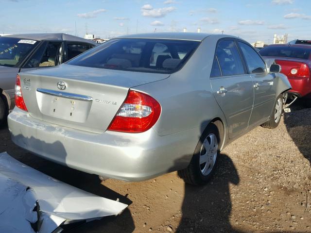 JTDBE32K930235642 - 2003 TOYOTA CAMRY LE SILVER photo 4