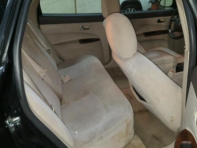 2G4WC582181168326 - 2008 BUICK LACROSSE C BLACK photo 6