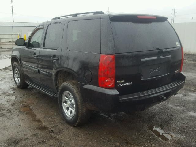 1GKFK13027R327323 - 2007 GMC YUKON BLACK photo 3