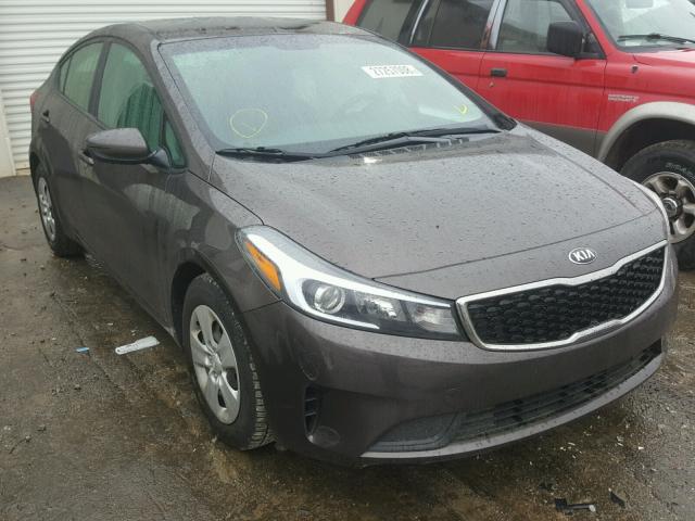 3KPFL4A7XHE009876 - 2017 KIA FORTE LX BROWN photo 1