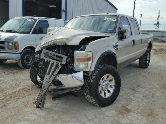 1FTSW21R68EA10840 - 2008 FORD F250 SUPER GOLD photo 2