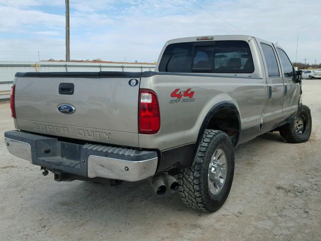 1FTSW21R68EA10840 - 2008 FORD F250 SUPER GOLD photo 4