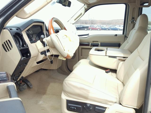 1FTSW21R68EA10840 - 2008 FORD F250 SUPER GOLD photo 5