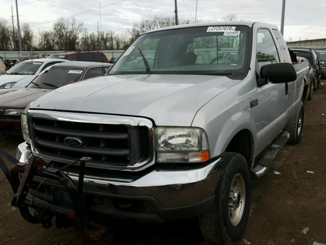 3FTNX21L64MA13750 - 2004 FORD F250 SUPER SILVER photo 2