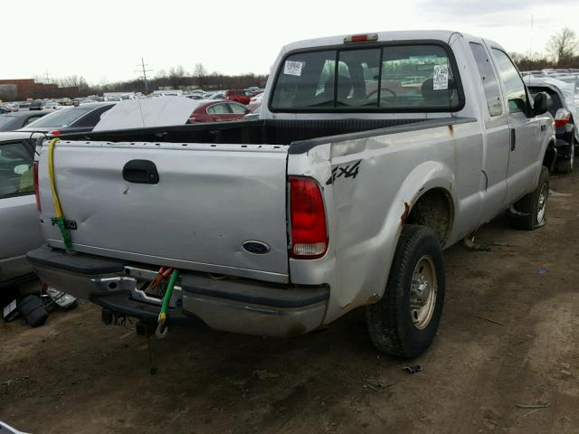 3FTNX21L64MA13750 - 2004 FORD F250 SUPER SILVER photo 4