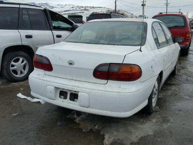 1G1ND52J22M522307 - 2002 CHEVROLET MALIBU WHITE photo 4