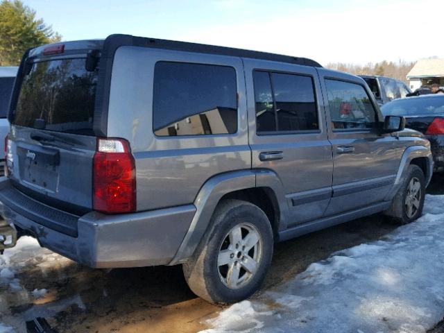 1J8HG48K87C661692 - 2007 JEEP COMMANDER TAN photo 4