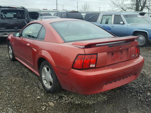 1FAFP40432F230203 - 2002 FORD MUSTANG RED photo 3