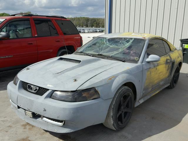 1FAFP40471F105722 - 2001 FORD MUSTANG YELLOW photo 2