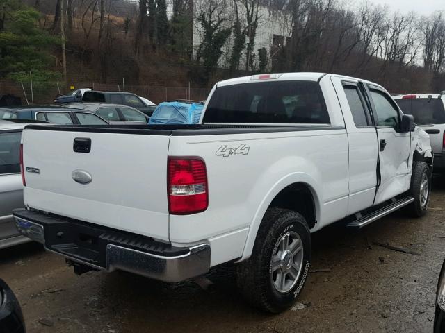 1FTPX14V57FB90598 - 2007 FORD F150 WHITE photo 4