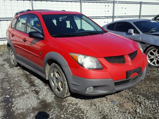 5Y2SL628X4Z461004 - 2004 PONTIAC VIBE RED photo 1