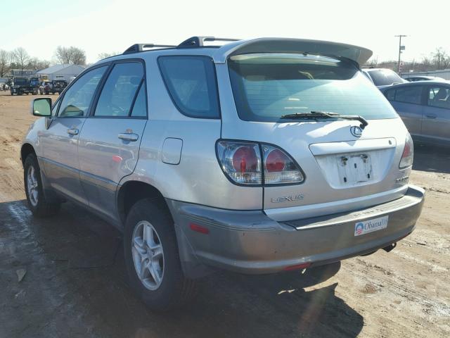 JTJHF10U720279554 - 2002 LEXUS RX 300 SILVER photo 3