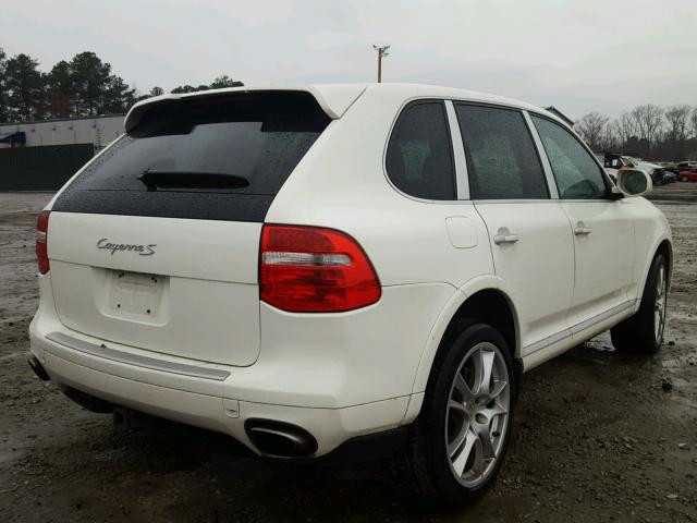 WP1AB29P38LA50331 - 2008 PORSCHE CAYENNE S WHITE photo 4