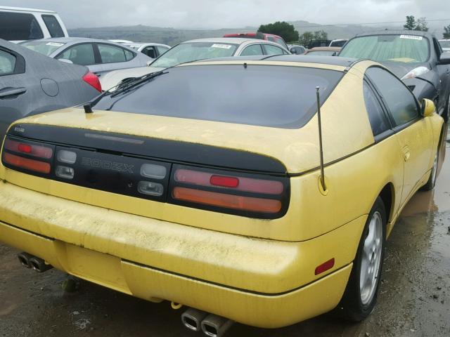 JN1RZ24A2LX016162 - 1990 NISSAN 300ZX YELLOW photo 4