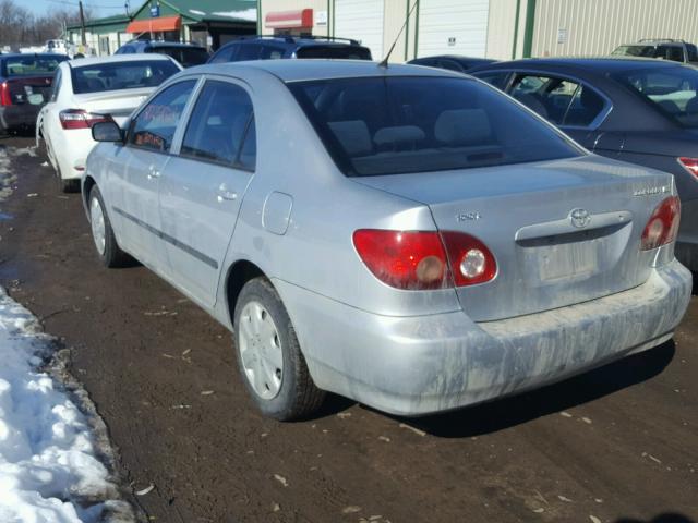 JTDBR32E152051835 - 2005 TOYOTA COROLLA CE SILVER photo 3