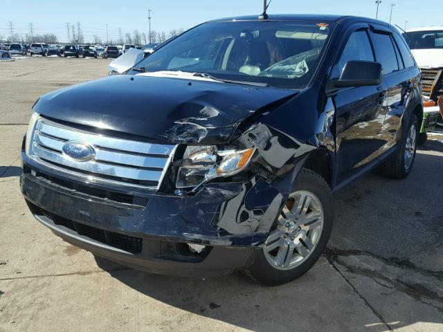 2FMDK49C87BB18351 - 2007 FORD EDGE SEL P BLACK photo 2