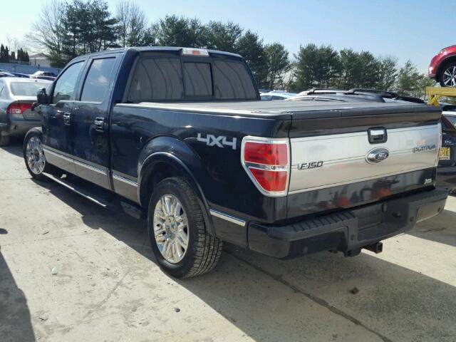 1FTFW1EV3AFD37800 - 2010 FORD F150 SUPER BLACK photo 3